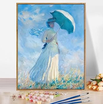 ルノワール、日傘をさした婦人、超希少、レゾネより、 新品額付 ルノワール、日傘をさした婦人、超希少、レゾネより、 新品額付