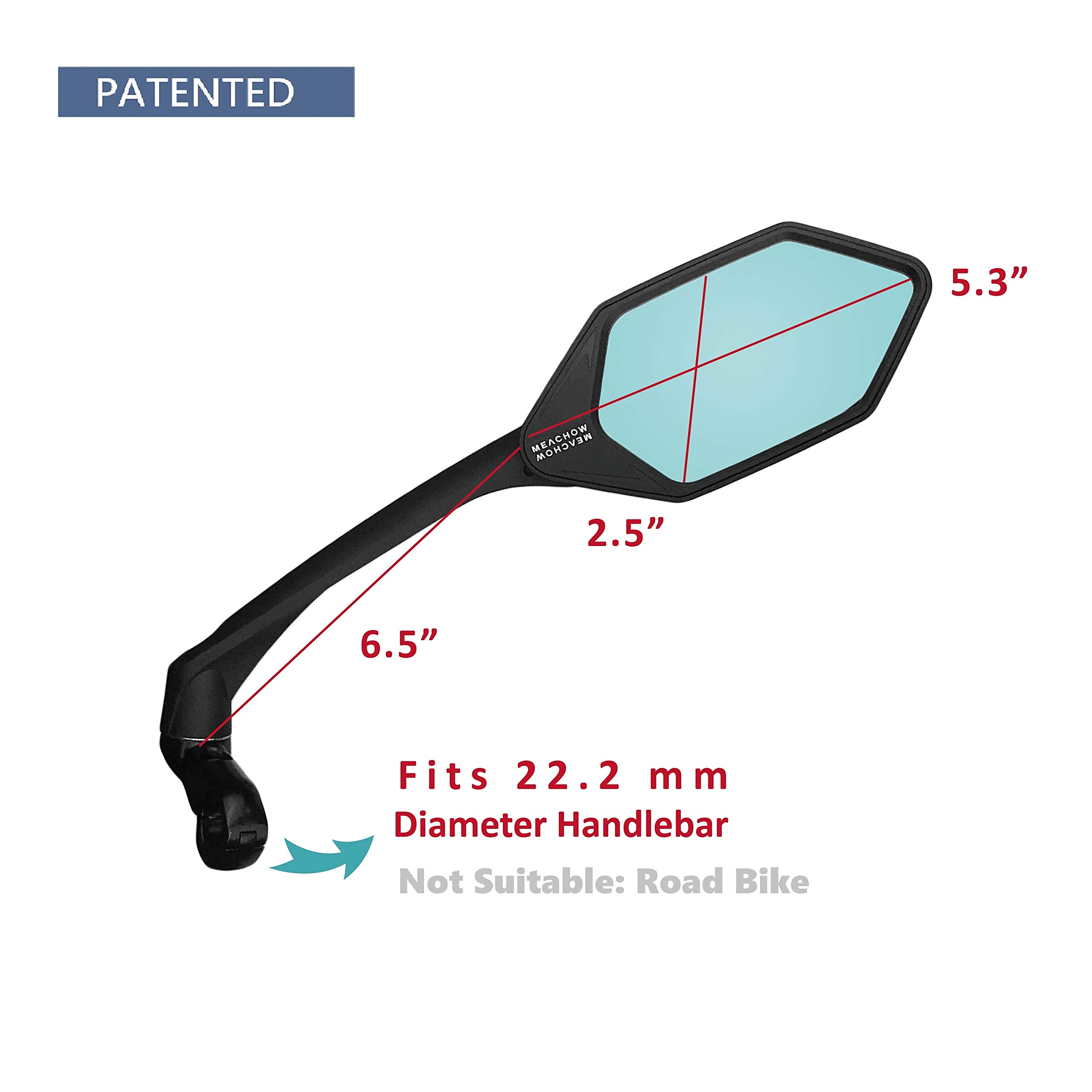 360° Bike Mirror - Scratch Resistant & Foldable -7 360° Bike Mirror - Scratch Resistant & Foldable -7