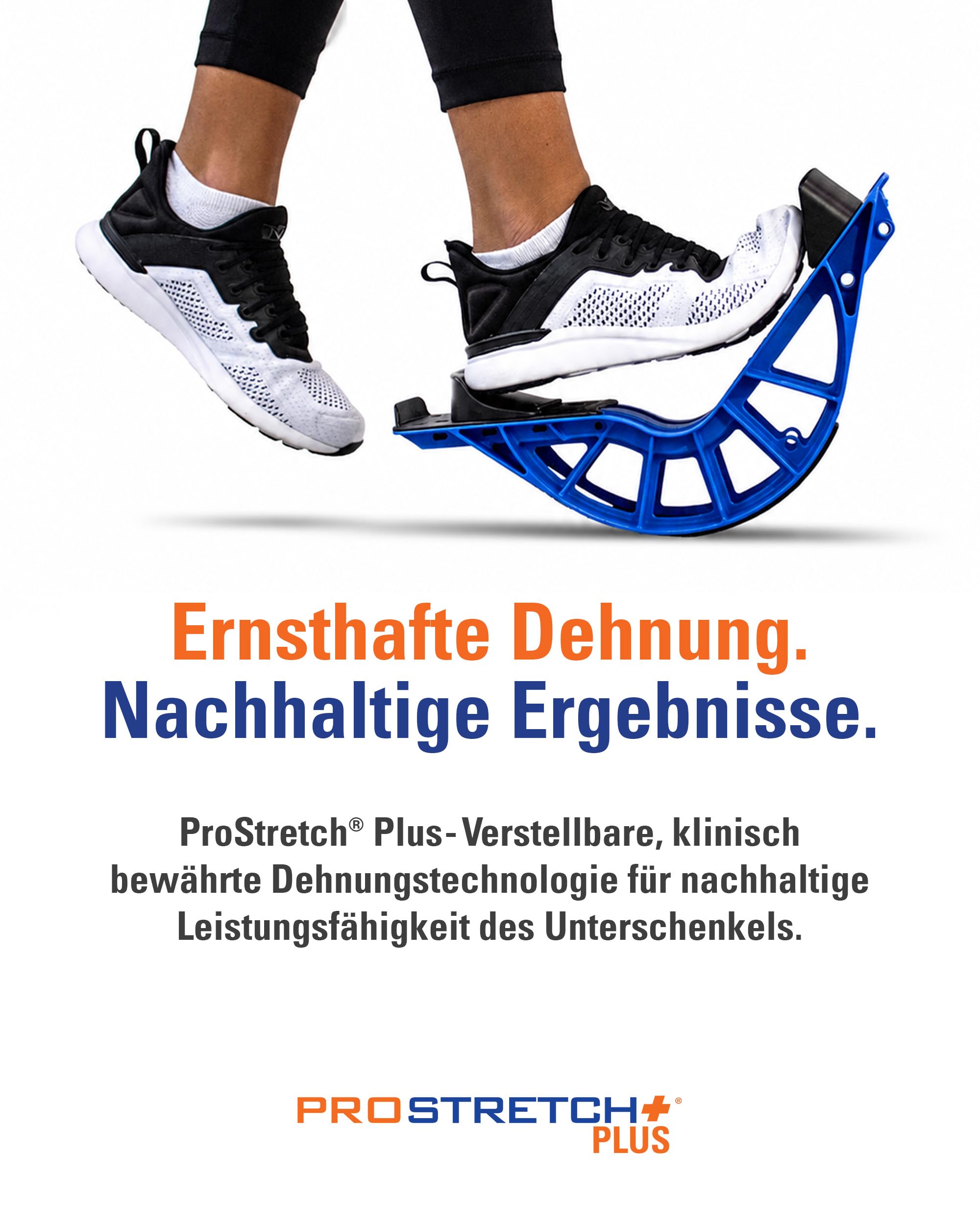 ProStretch Plus Foot Rocker – Wadendehner & Fersenkeil zur Entlastung der Achillessehne bei Plantarfasziitis – Effektiver Wadendehner