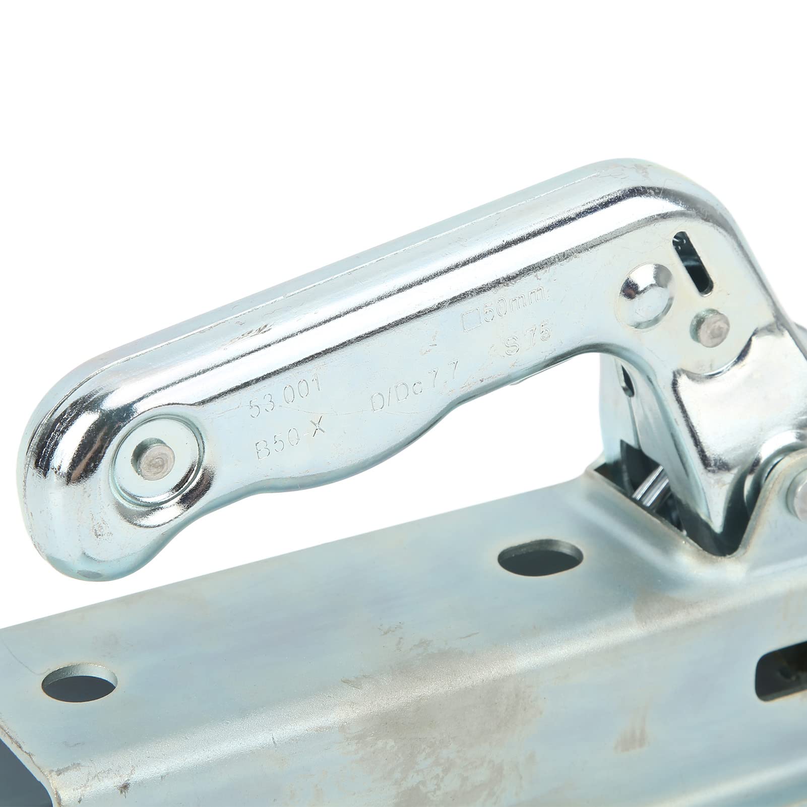 Tbest 2-calowe Proste Sprzęgło do Przyczepy, 800 Kg, ze Stali Kutej | Rustproof duty forged steel, secure lock system, fits RV boat towing, duty capacity