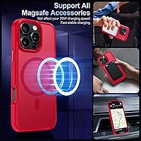 Vista 482 de MOCCA - Funda magnética resistente para iPhone XR de 6.1 pulgadas, compatible con MagSafe, funda con protección contra caídas de grado militar