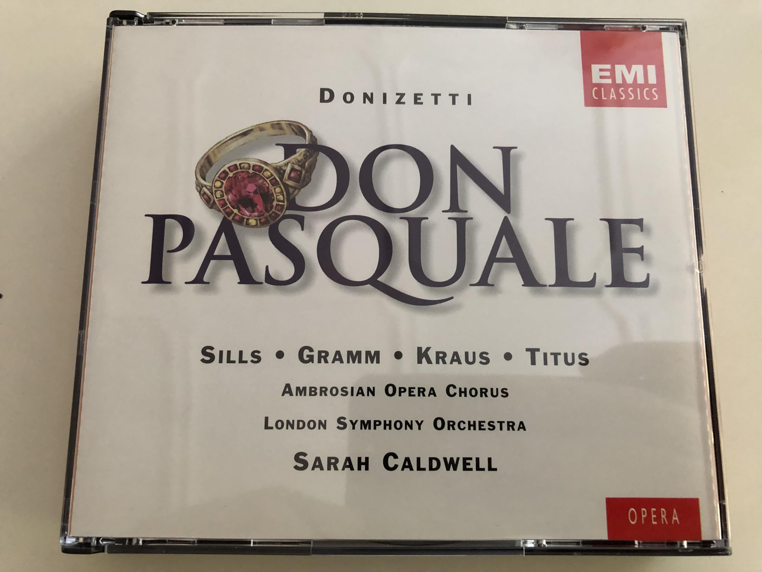 Donizetti: Don Pasquale; Caldw [Audio CD] Gramm, Donald; London Symphony Orchestra; Titus, a