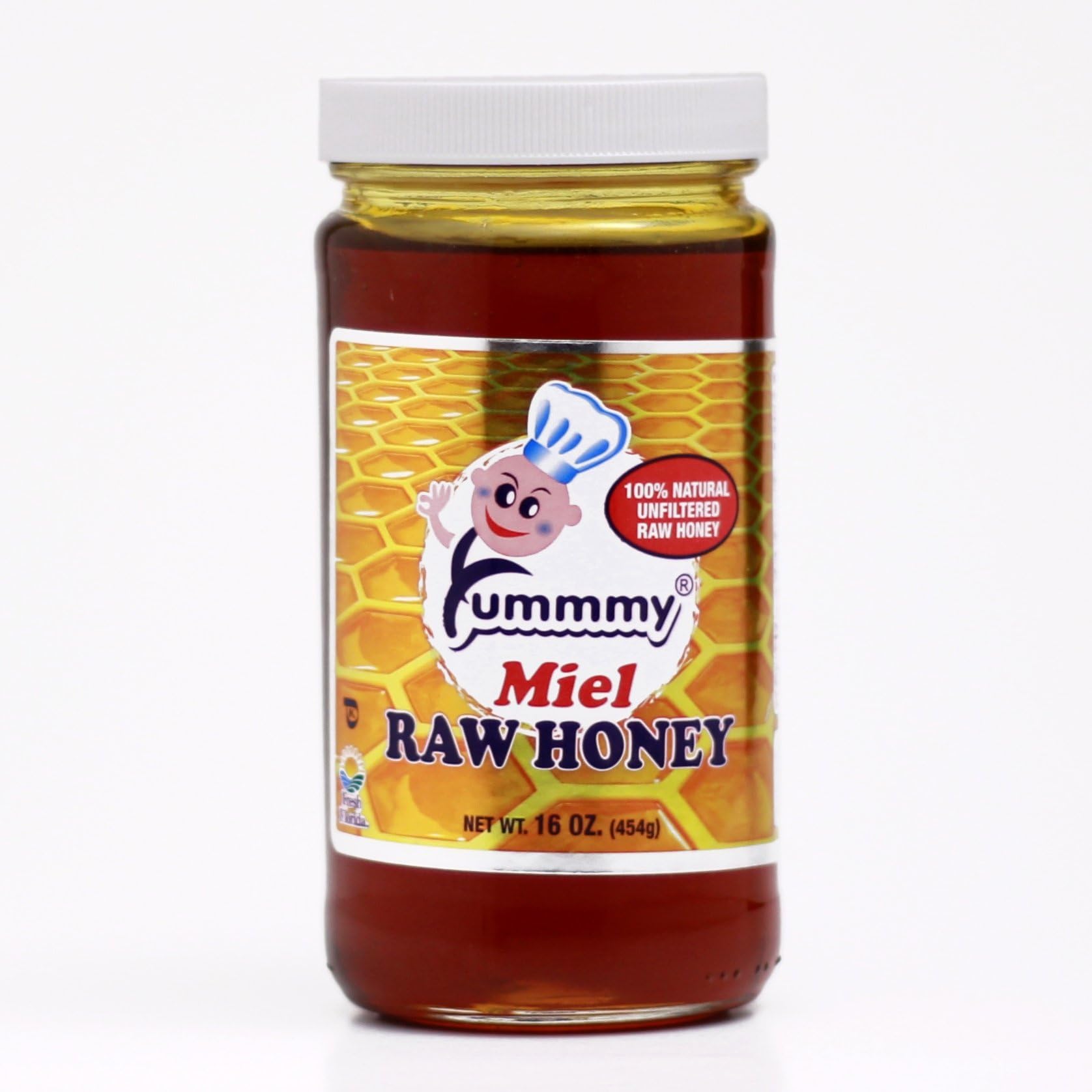 Yummmy Raw Honey, 1 Lb (16 Oz)