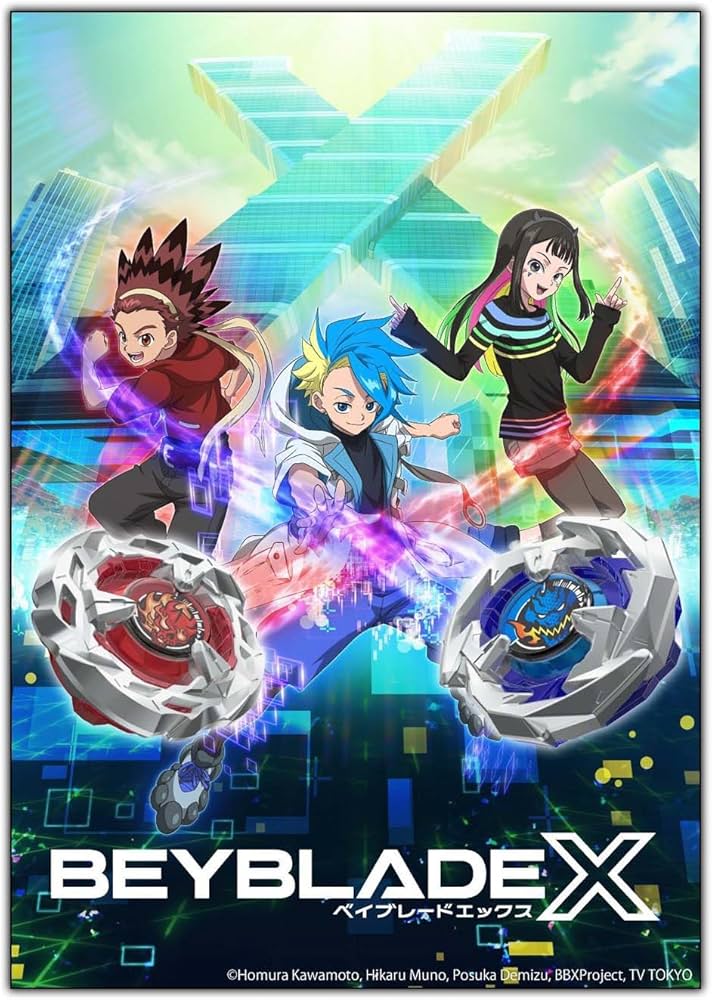 【超希少】爆転シュートベイブレード　ポスター Amazon.co.jp: GCOKO TVアニメポスター BEYBLADE X ポスター