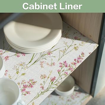Shelf and Drawer Liner for Kitchen Cabinet,Non-Adhesive,12IN10FT