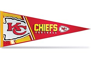 KC Chiefs Wall Decor Pennant - Officially Licensed NFL Collectible Memorabilia for...