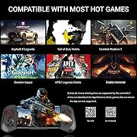 Vista 4 de Mando de juego móvil para iPhone 1414 Plus14 Pro14 Pro Max131211 iPad MacBook iOS Android Samsung One Plus TCL tableta PC mando inalámbrico