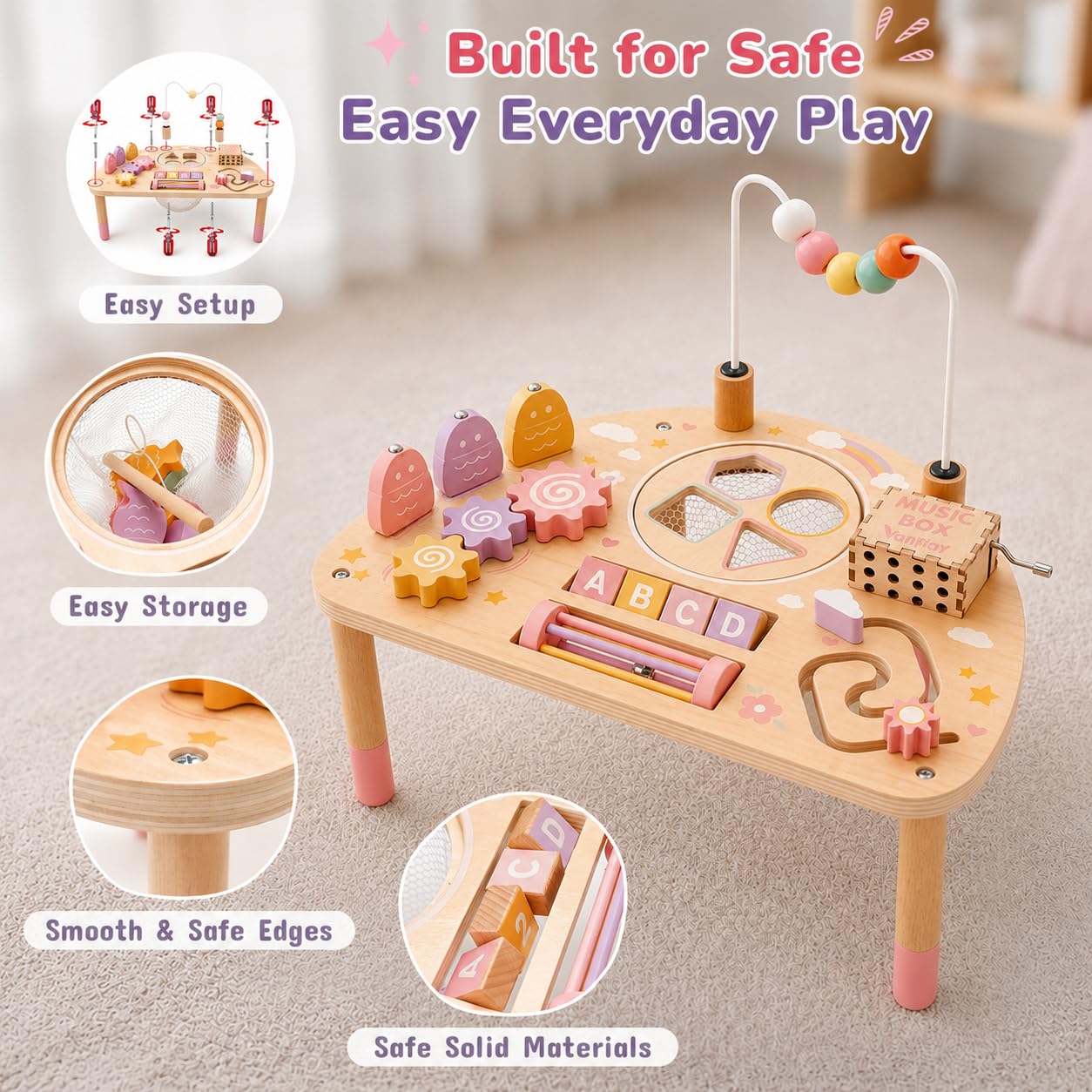 Vanplay Tavolo Bambini Giochi Bambini 2 Anni Giochi Montessori