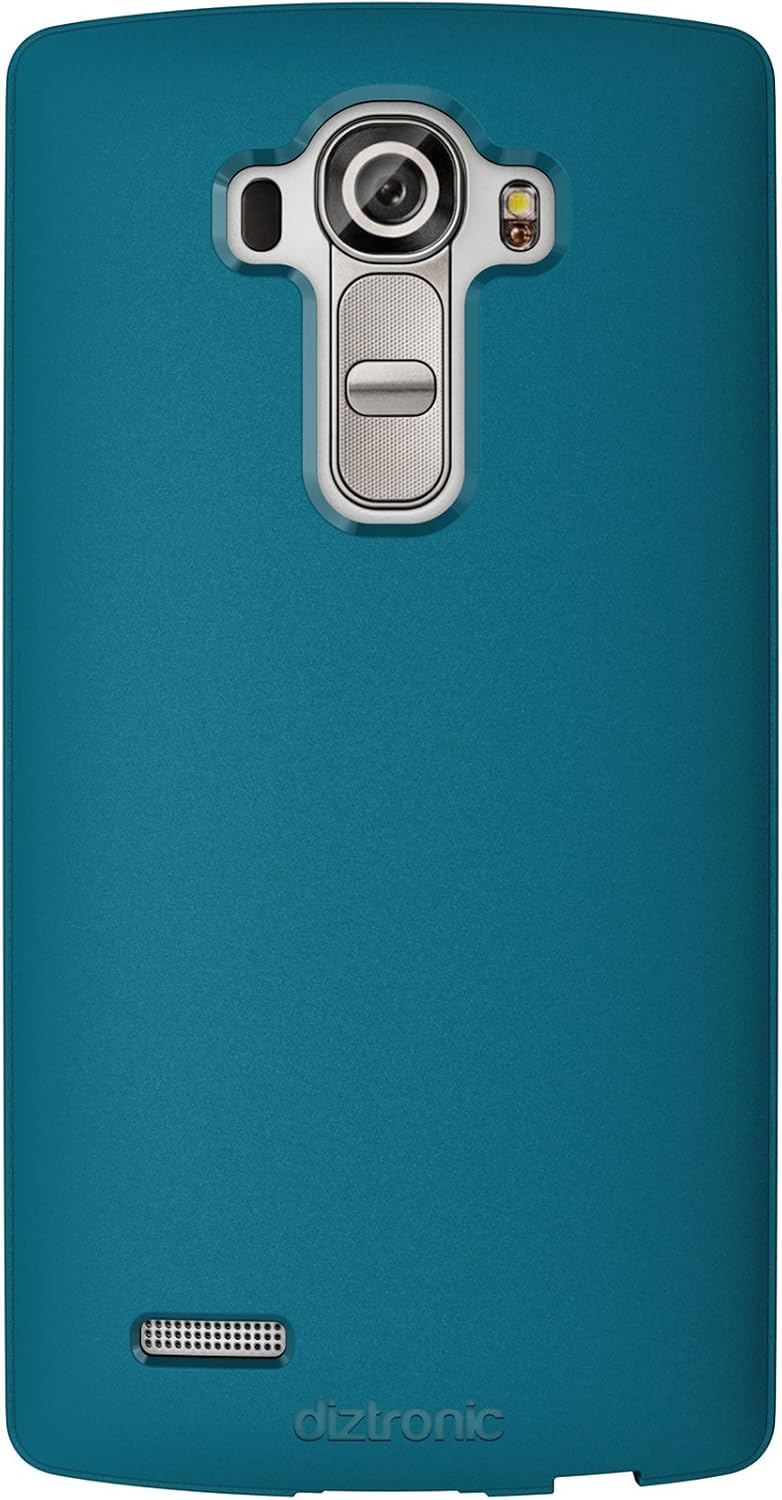 LG G4 Case, Diztronic Full Matte Soft Touch Flexible TPU Case for LG G4 - Teal Blue - (LG4-FM-TEAL)