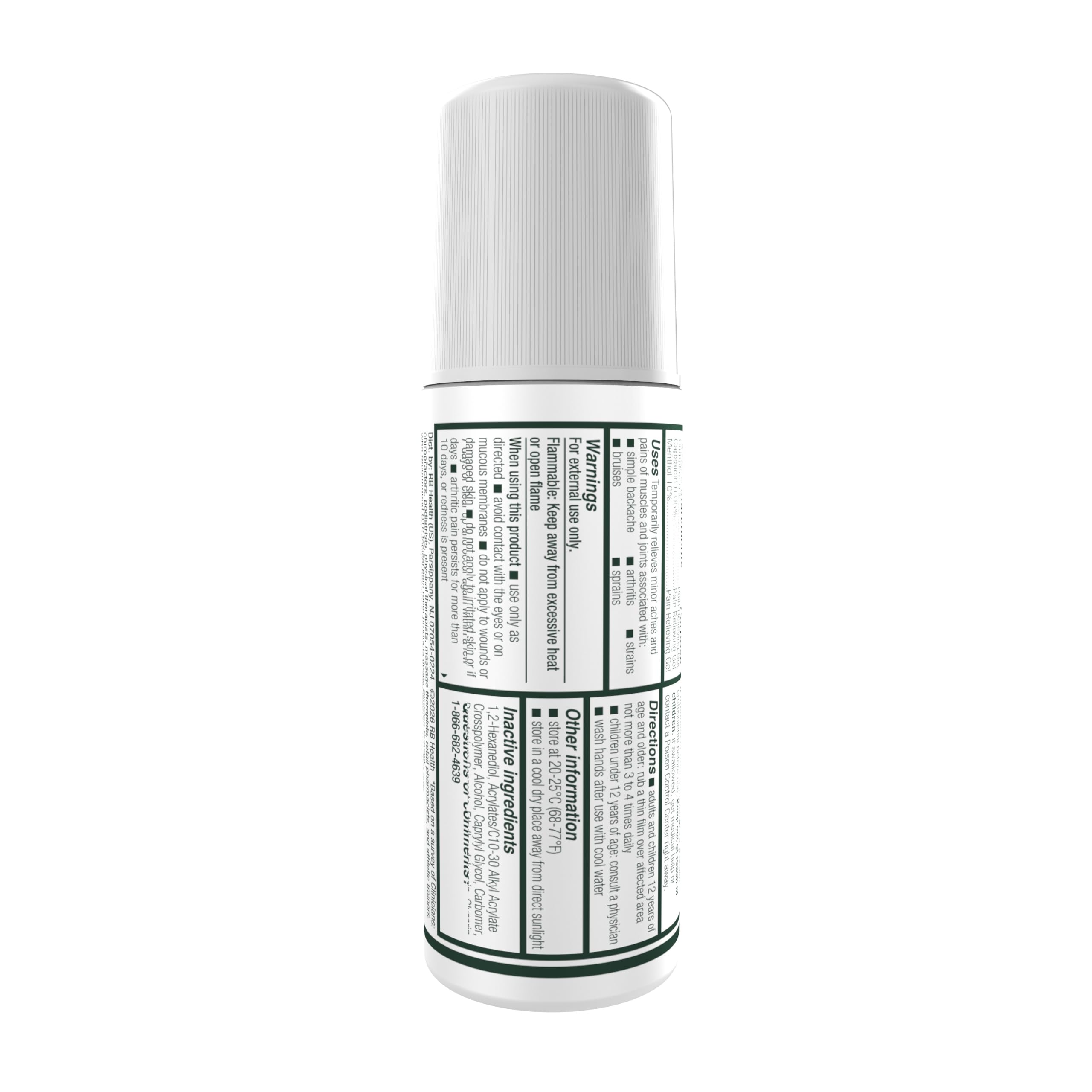 Biofreeze Triple Target Pain Relief Roll On, NSAID-Free Relief, 2.5 FL OZ — Amazon image 11