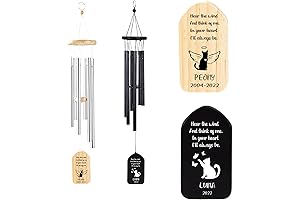 Personalized Cat Wind Chimes: A Cherished Keepsake to Honor Your Feline Companion