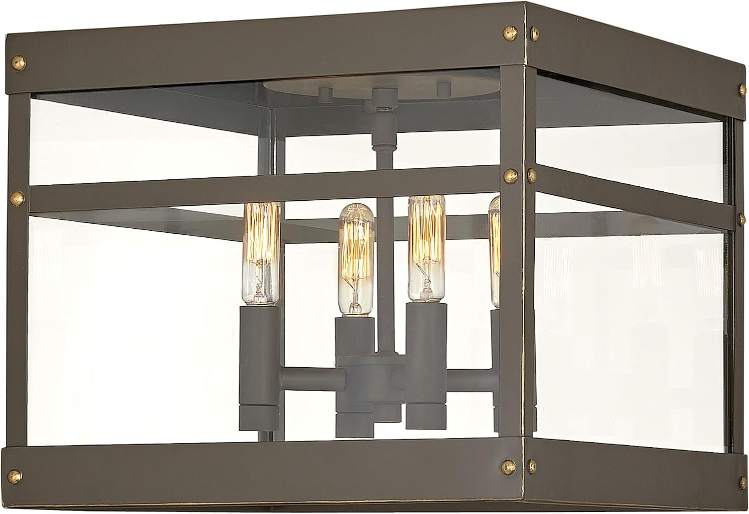 Hinkley Porter Small Flush Mount, Black