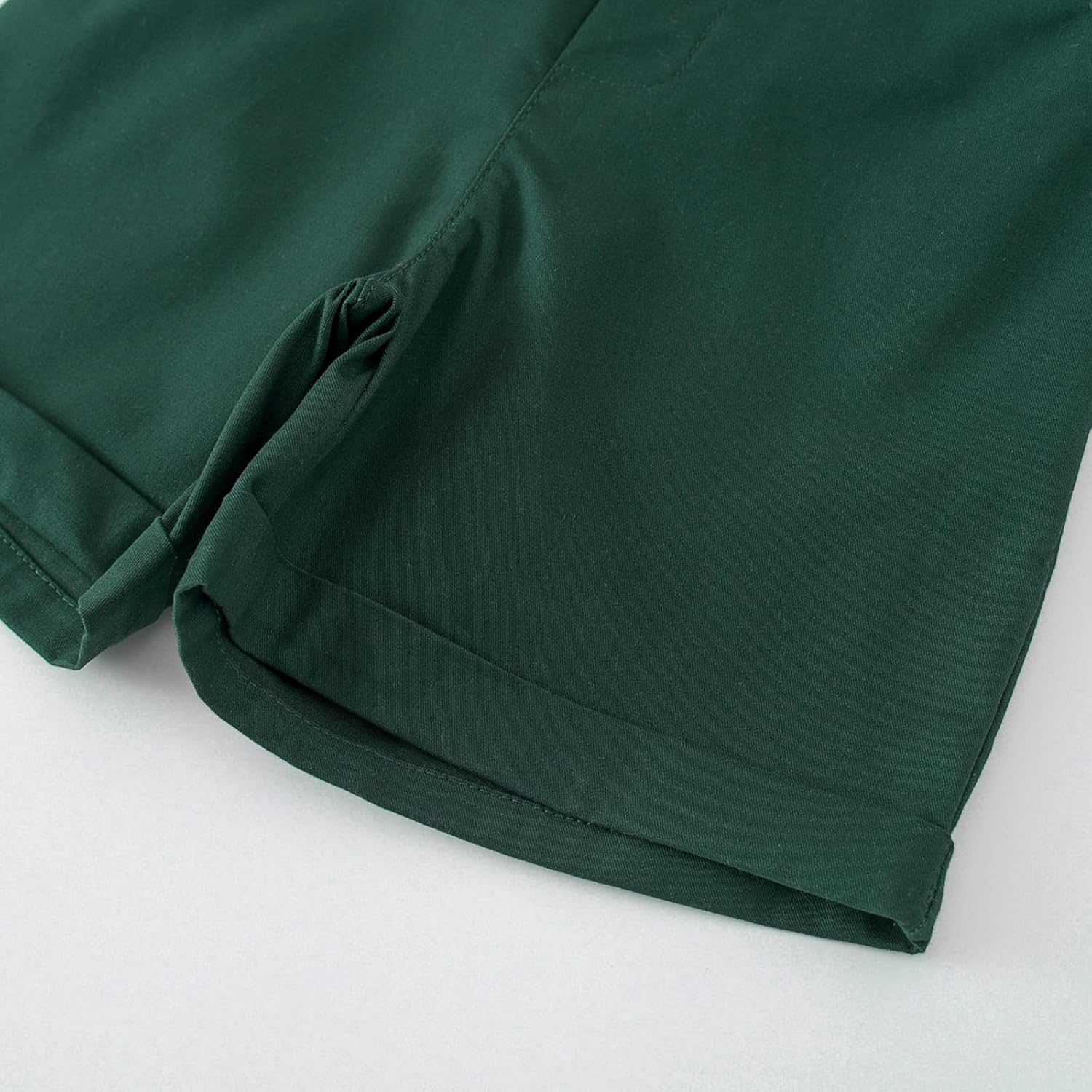 Mubineo Toddler Baby Boy Summer Clothes Overall Shorts Outfits Short Sleeve Button Down Shirt Overalls Kids Dress Suit - Image 7