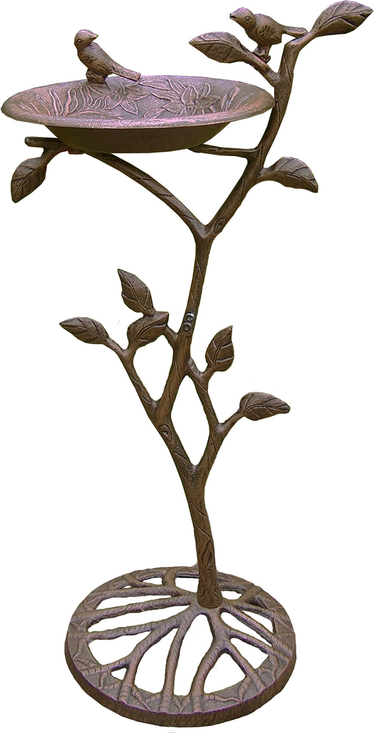 Oakland Living Meadow Bird Bath, Antique Bronze