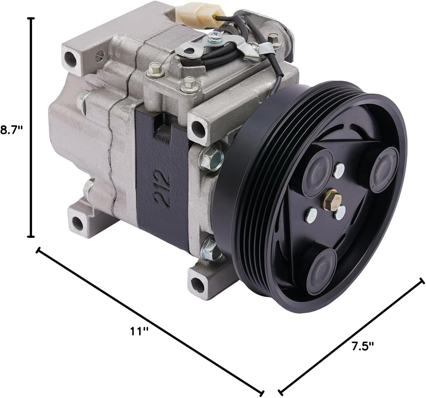 AC Compressor, CO 10763C For 2001-2003 Mazda Protege, For 2002 Protege5 2.0L
