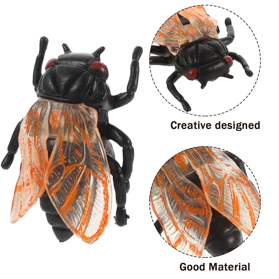 Amazon.co.jp: GANAZONO 10個 プラスチック ゴールデン セミ