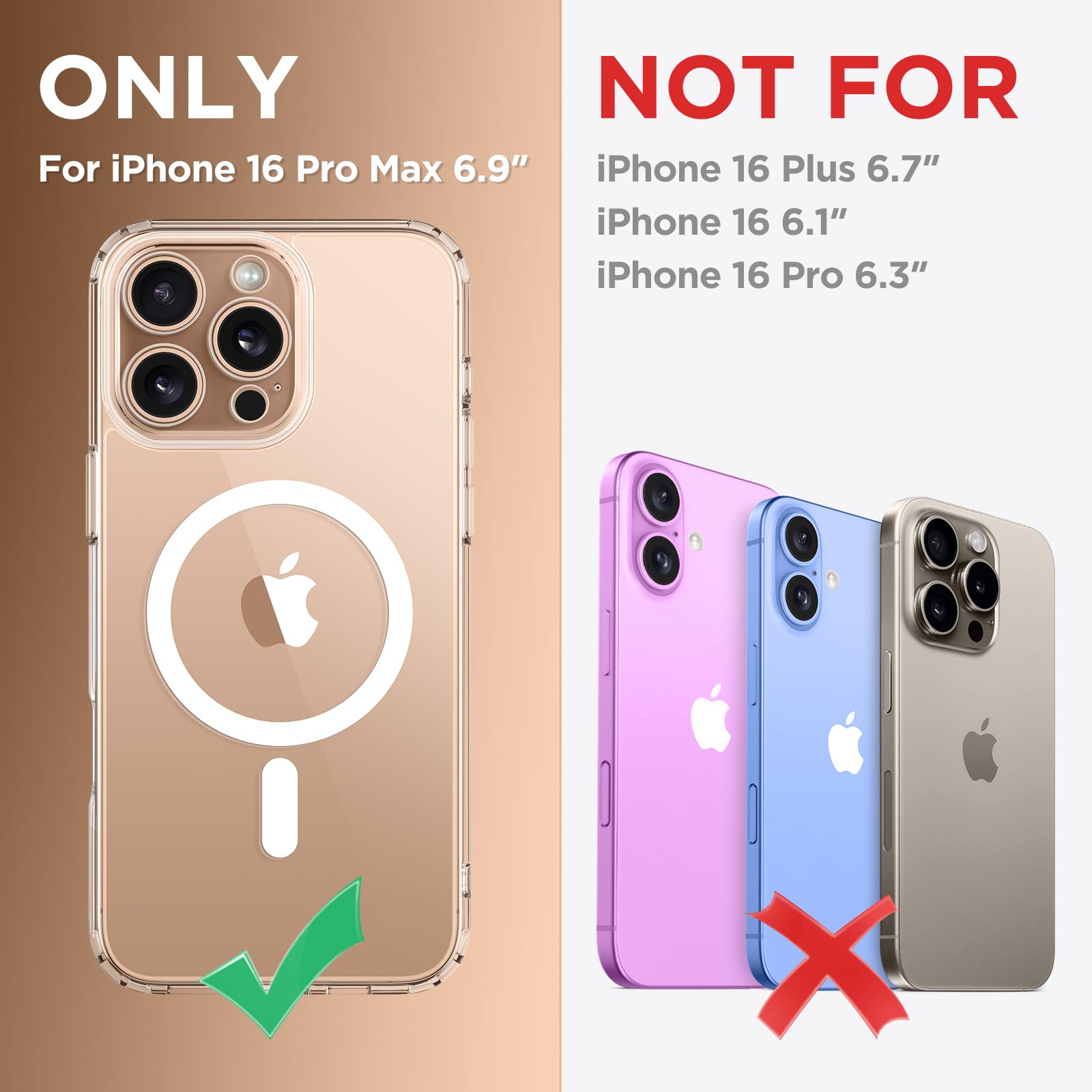CAPRARO Magnetic Compatible with iPhone 16 Pro Max Case - Image 2
