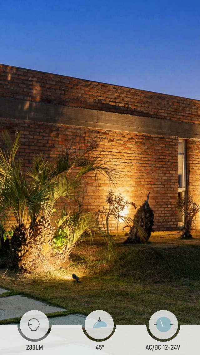 LEONLITE Low Voltage LED Landscape Spotlight, 5W 12V Pathway