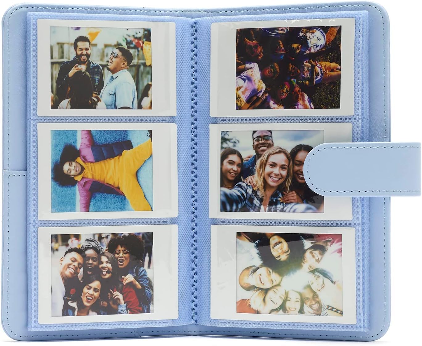 Berfea Mini Album Photo 3 Pouces 96 Pochettes pour Fujifilm Instax