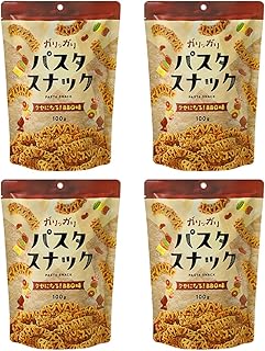 【販路限定】ガリッガリパスタスナック BBQ味 100g×4個 大容量 まとめ買い