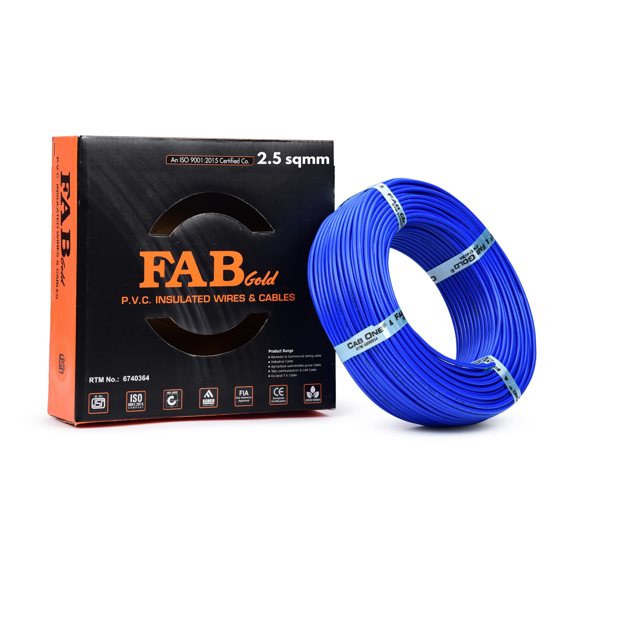 KRIPA Red Electrical Wire - 90m, FR PVC, Pest Protection -20