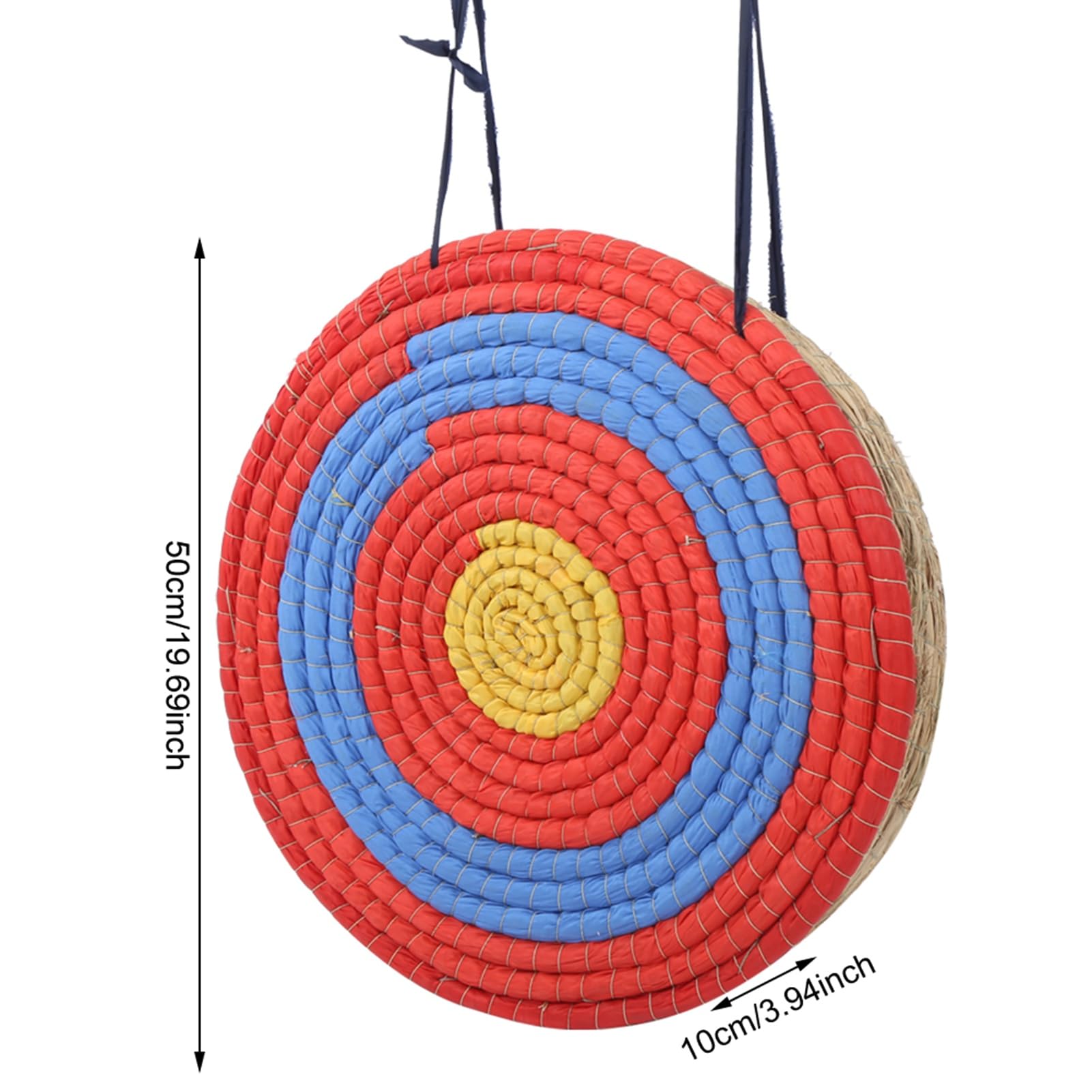 Cible de Tir à l'arc Paille 10cm Renforcée pour Chasse Sportive