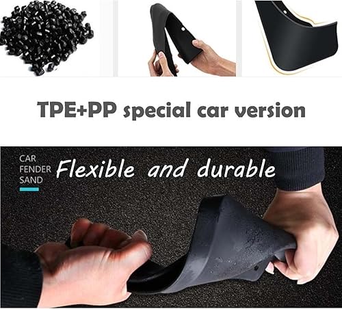 Miniatura 3 de Guardabarros compatibles con Mercedes-Benz Ml Clase M W166 Guardabarros Accesorios Auto Styline 4 piezas Ste (Color Negro-k1)