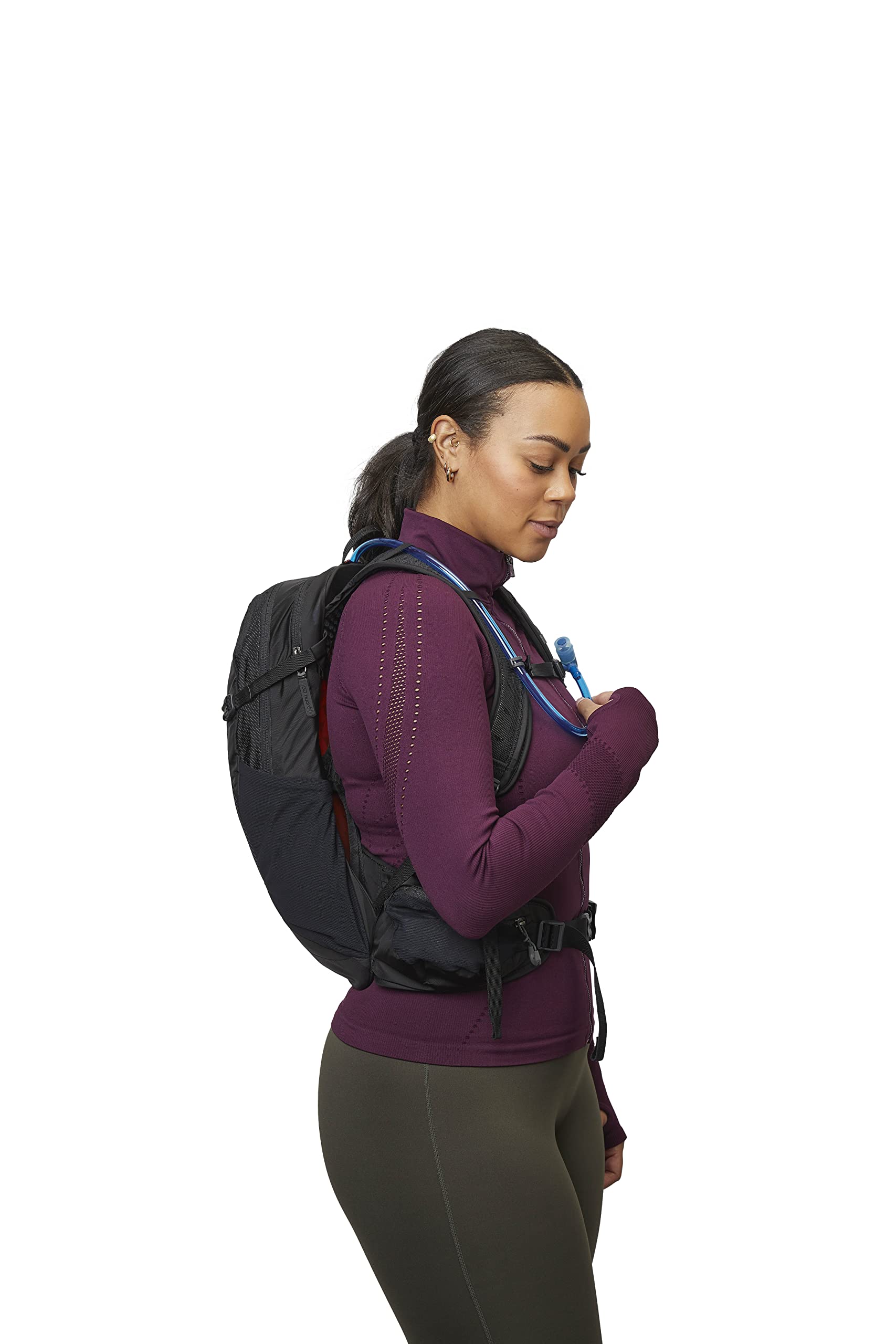 Gregory Sula 8 H2O Unisex Day Hiking/Backpacking Hydration/Mountain Biking Backpack, 3L Water Reservoir/Bladder Included, One Size Fits All, Aurora Black