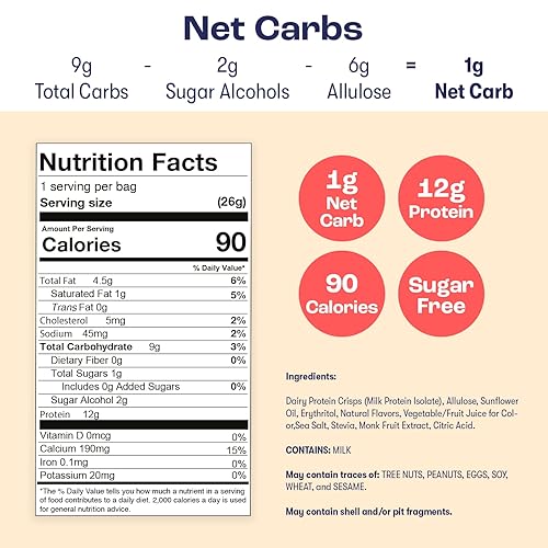 Vista 13 de Schoolyard Snacks Keto Cereal – Mantequilla de maní 0.55 oz de proteína, bajo en carbohidratos, bajo en azúcar, bajo en calorías Sin gluten, sin