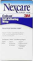 Vista 3 de Nexcare Coban - Envoltura autoadherente, bronceado, 1" X 5 yardas