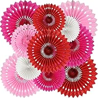 Vista 13 de Kit de decoración de abanicos redondos de papel con panal de pañuelo en rojo, amarillo y negro para baby shower, tema de ratón, primer cumpleaños