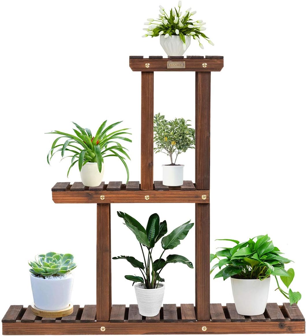 5-Etagen Pflanzenregal Aus Metall - Platzsparend Für Balkon & Wohnzimmer