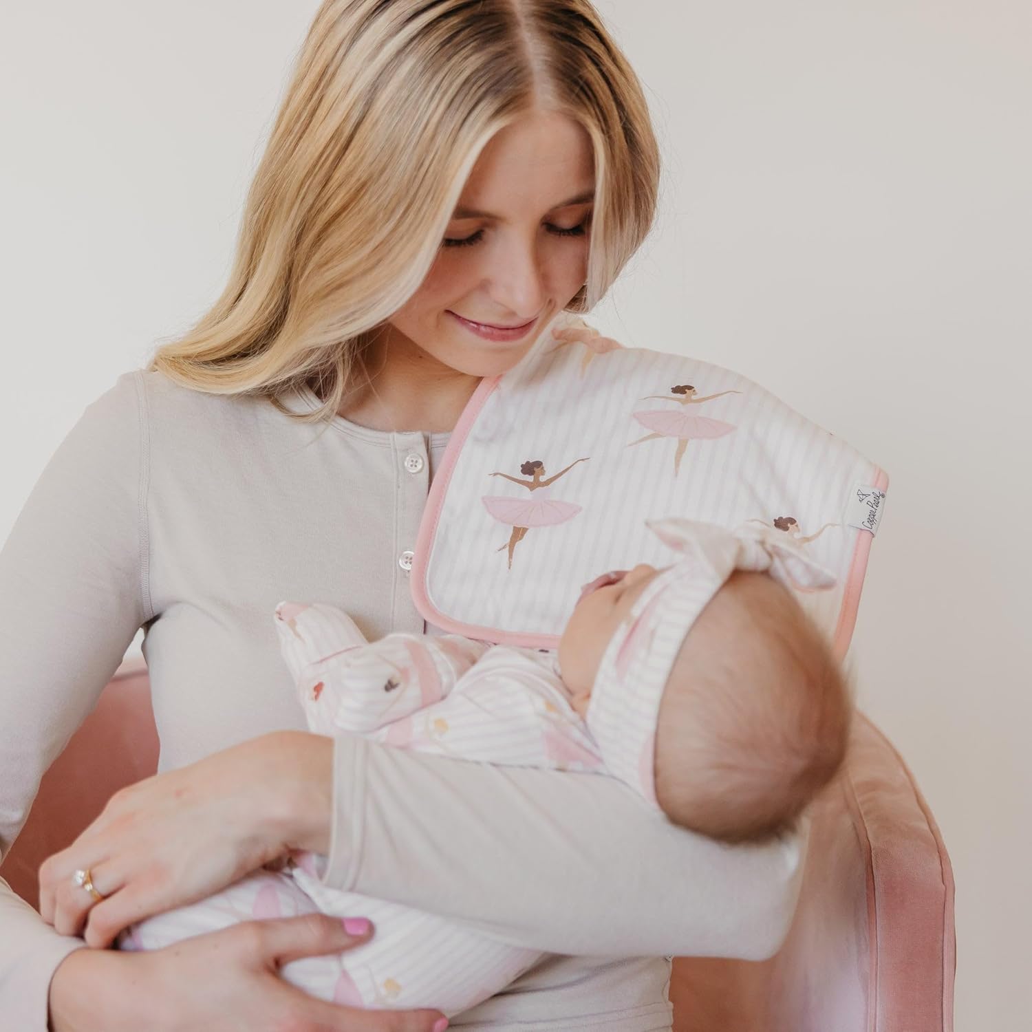 Copper Pearl, Katerina Burp Cloth Set