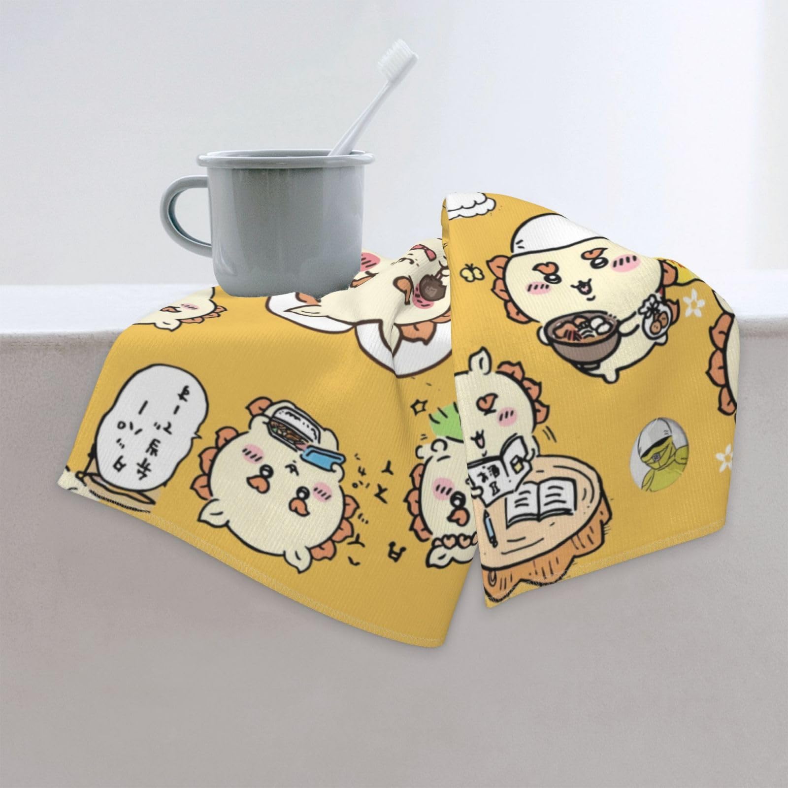 Amazon｜バスタオル ちいかわ シーサー お肌にやさしい ビーチタオル