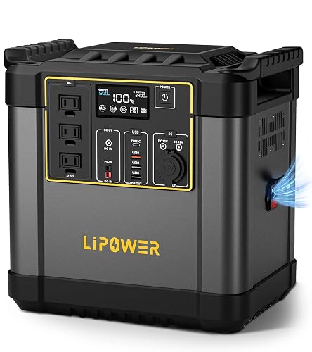 Lipower Portable Power Station 2150Wh Solar product photo (Portable Generators) — ScooterReviewPro review