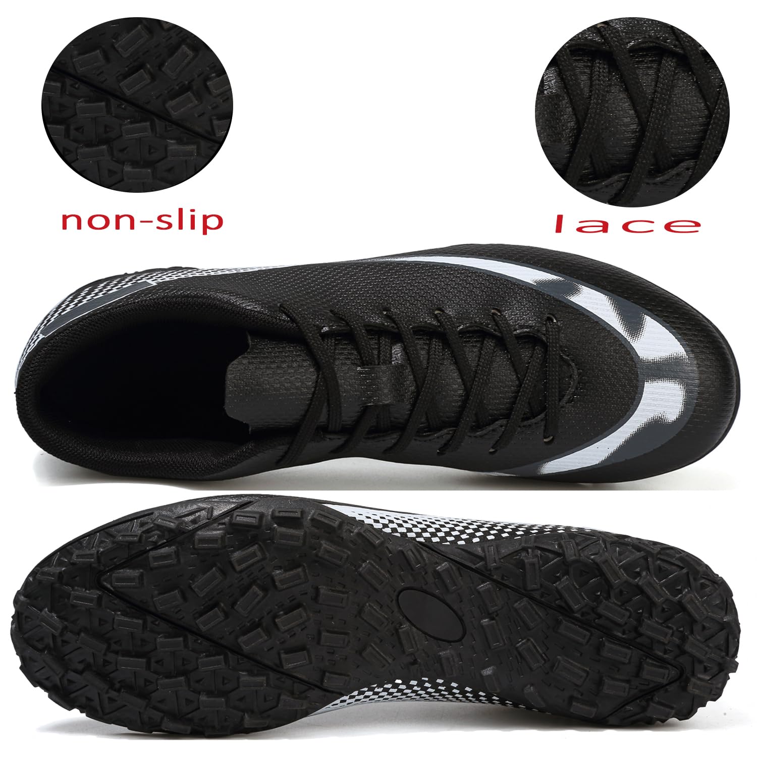 VTASQ Scarpe da Calcio Bambino Professionale Teenager Sportivo all'aperto Scarpe da Allenamento Scarpe da Calcetto Unisex