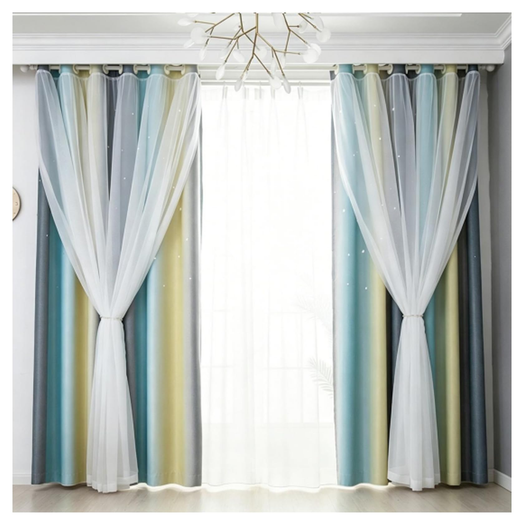 Rideaux opaques pour chambre à coucher créant une ambiance cocooning
