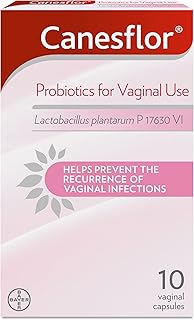 Canesflor Vaginal Probiotics | Helps Prevent Recurrence of Vaginal Infections Such as Thrush | Clinically Proven - Pack of 10 Vaginal Capsules (Pack of 1)