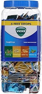 Cough Drops - 190 Count 5 Free Drops(Menthol/Ginger/Honey)