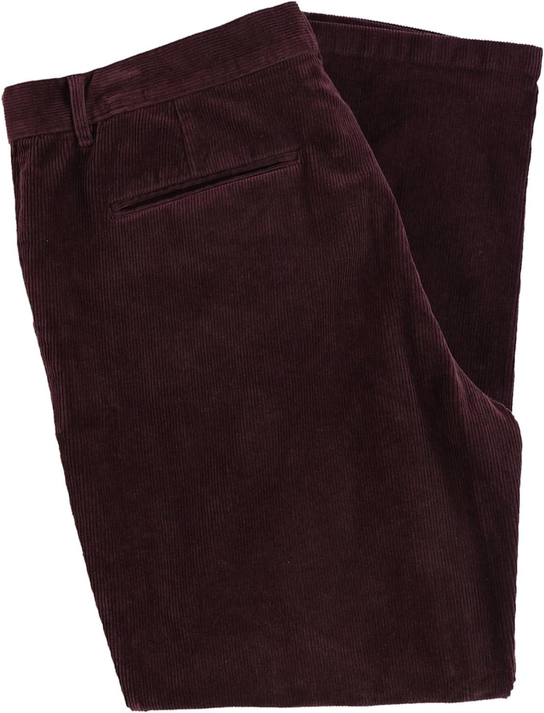 Barbour Womens Purple Pocketed Corduroy Straight Leg Pants Size: 14 - Image 3