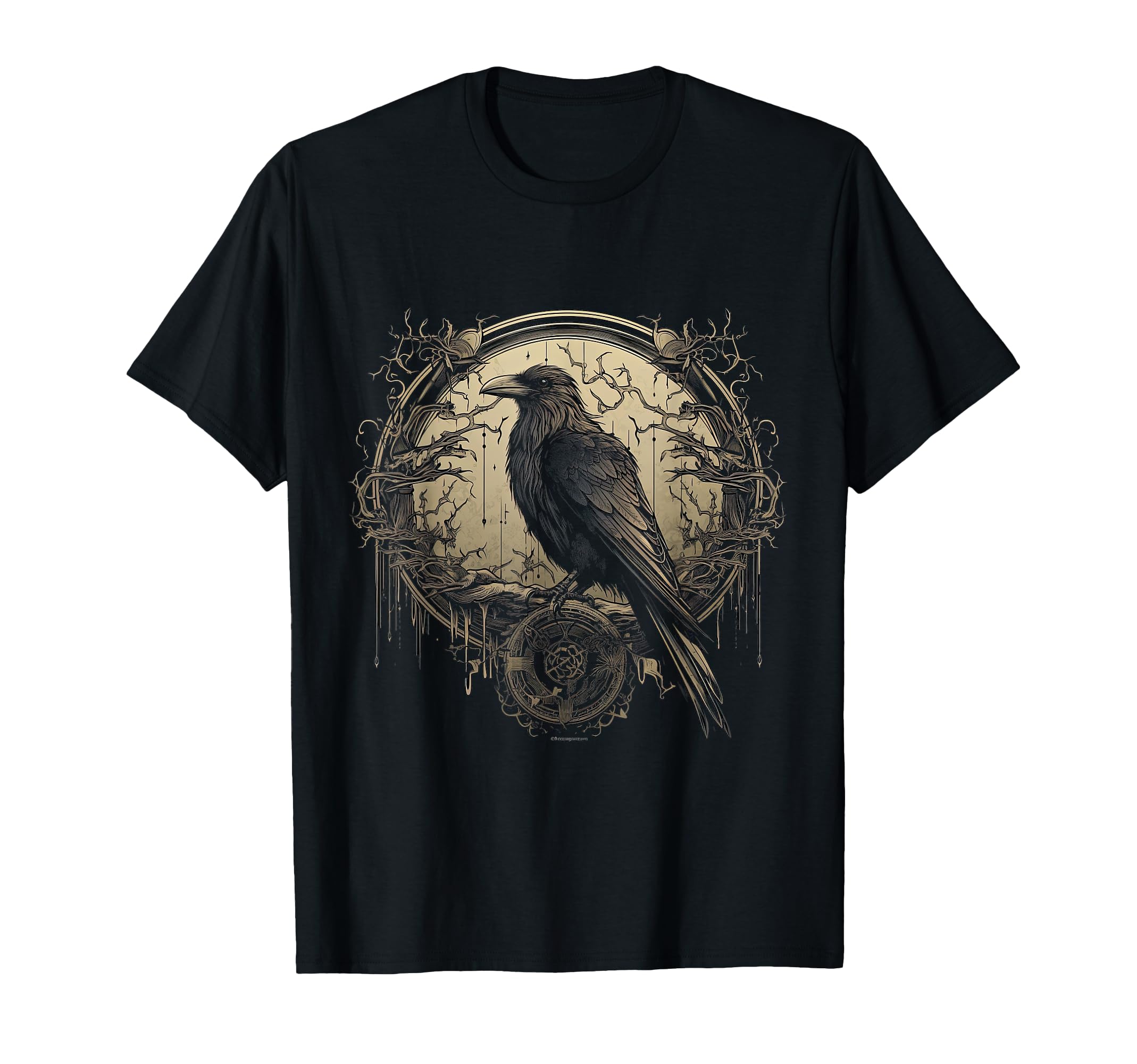 Urban Backwoods Odhin And Ravens Runes Men's T-Shirt - Premium Heavy Cotton, Regular Fit 5 thumbnail image