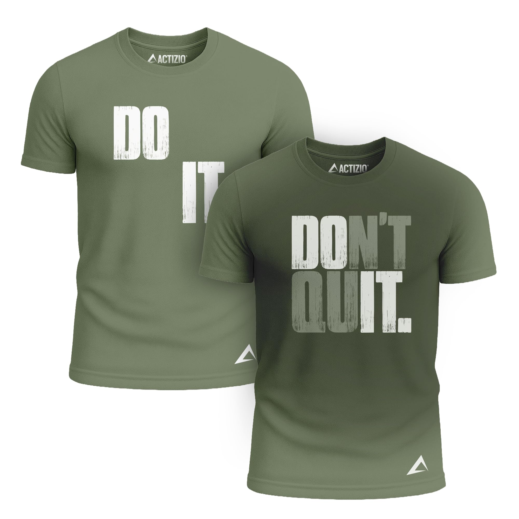 Actizio Men Workout Shirt Performance Fabric