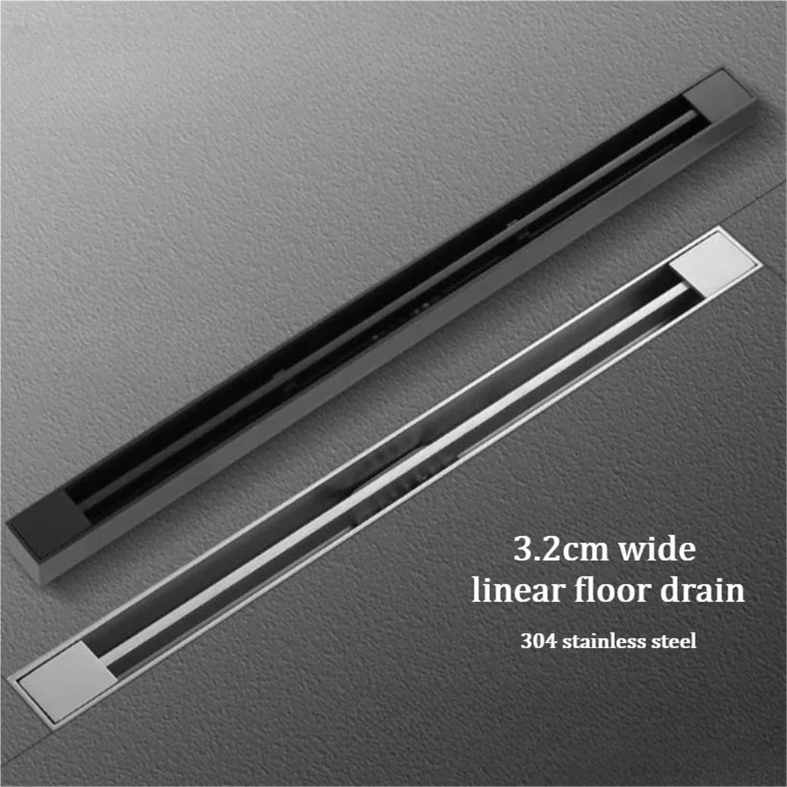 Canale Doccia Scarico a pavimento for doccia in acciaio inox 304 estremamente stretto lineare lungo di grande cilindrata