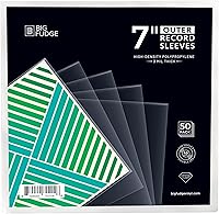 Vista 8 de Big Fudge Fundas interiores para discos de vinilo, fundas de vinilo, cubiertas transparentes de 3 capas con papel de arroz antiestático, cubierta