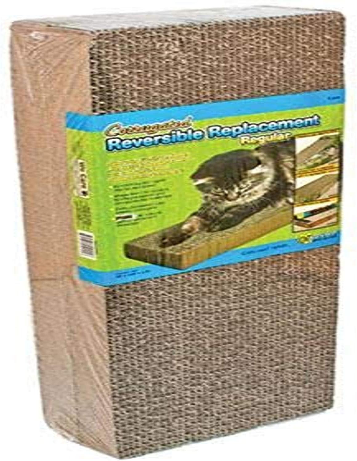 Ware ManufaCounturing CWM12002 2-Pack Corrugated Replacement Scratcher Pads Regular