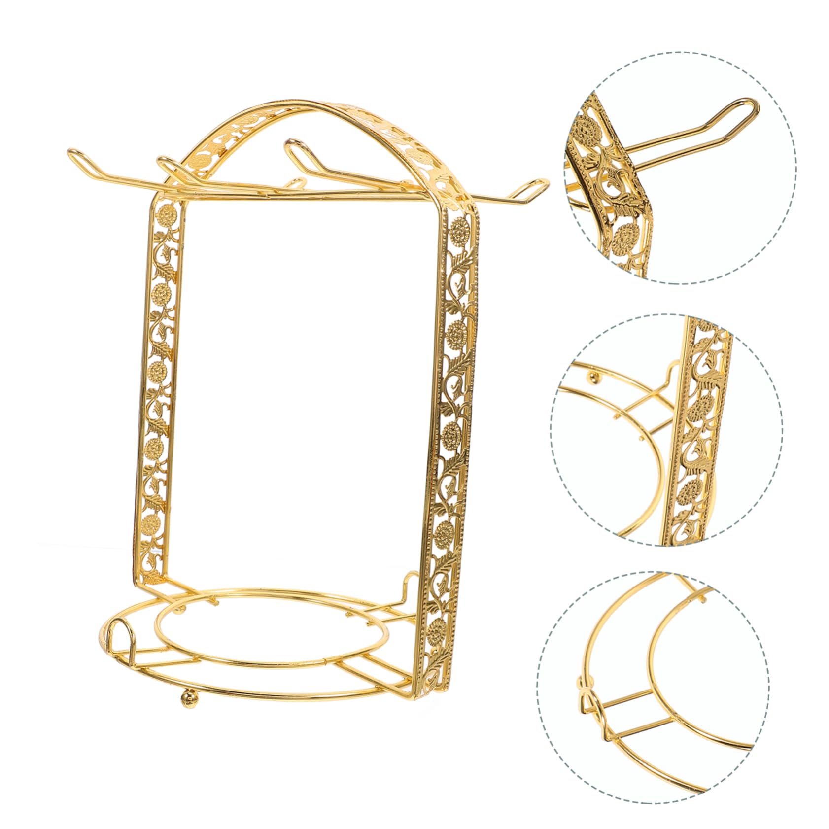 IMIKEYA 2pezzi Supporto Per Tazze Ferro Battuto Portatazza Multifunzionale Per Cucina Rack Per Asciugare Tazze e Piatti Design Elegante Con Capacità