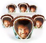 Prime Party Bob Ross Cupcake Wrappers (Set of 12) - 4 Unique Designs | Bob Ross supplies and decorations for birthday, graduation, and art parties