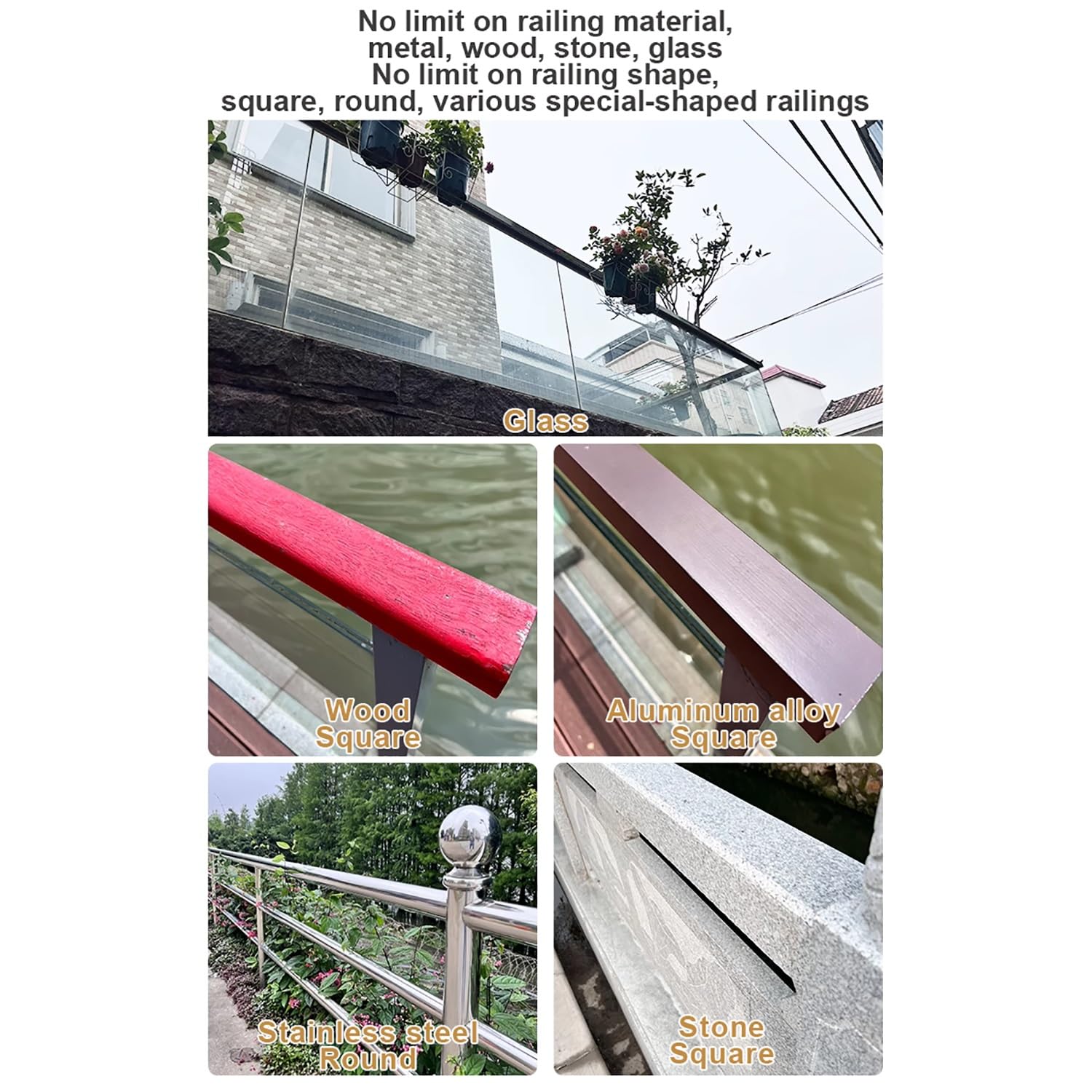 Stolik Ścienny Mocowany Do Balustrady, Stolik Boczny Na Balkon, Stolik Barowy Na Balustradę, Zaokrąglone Krawędzie Z Urządzeniem Poziomującym, Stolik Boczny Na Taras, Ogród, Balkon.