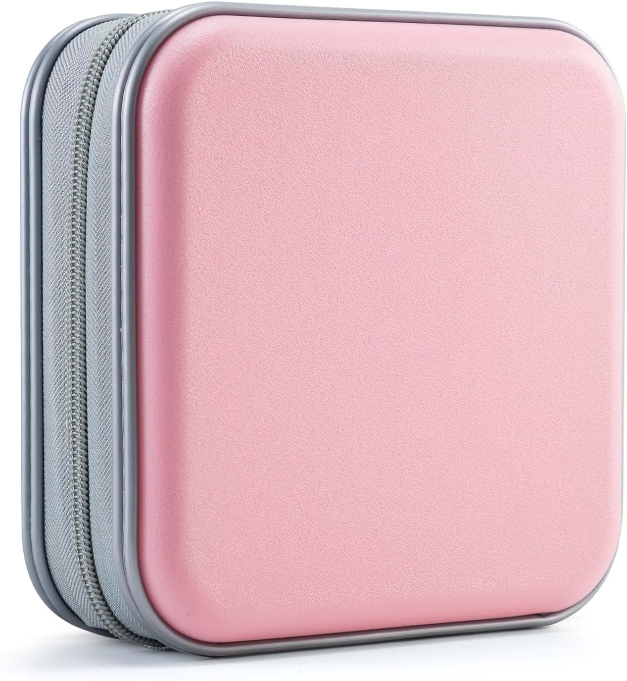 squishy CD Cover Pouch, 40 Capacity Disc Holder for Music Collectors and DJs, Compact DVD Case for Organizing Home Media Collections, Storage Solution for CDs and DVDs, Pink-picture-19