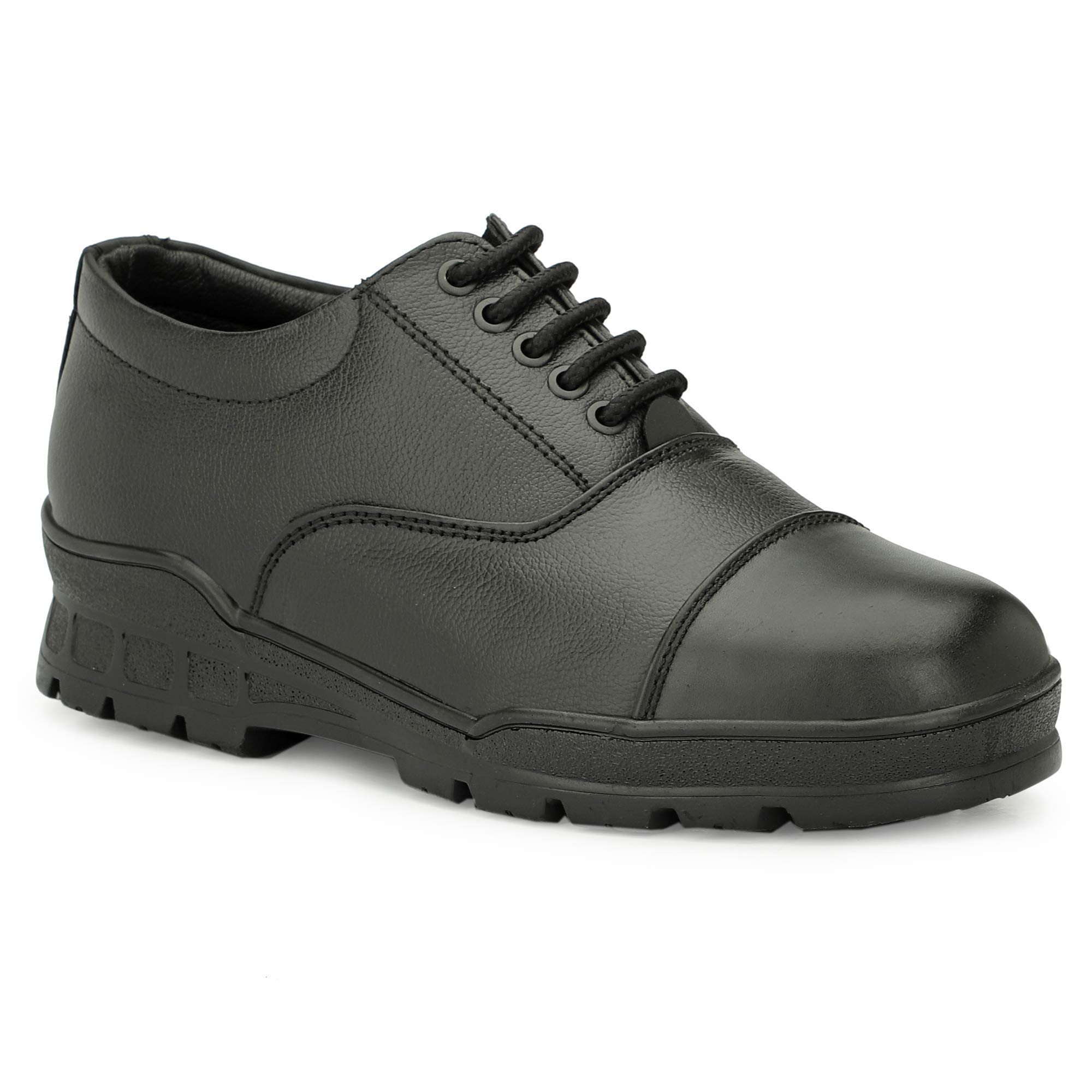 RONZO Mens Black Genuine Leather Lace-up Uniform Police Shoes 6UK (B0B5HLWH53) Amazon Price History, Amazon Price Tracker